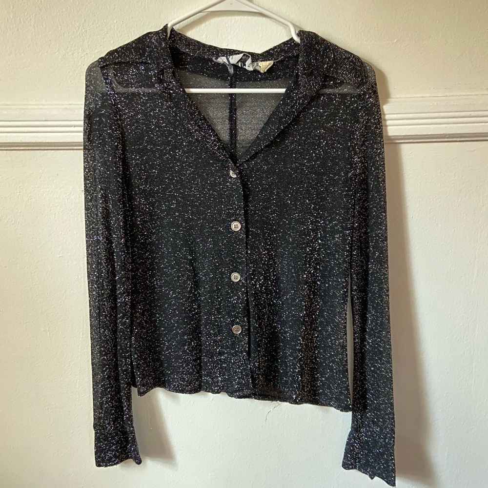 Sparkly Sheer Vintage Shirt
